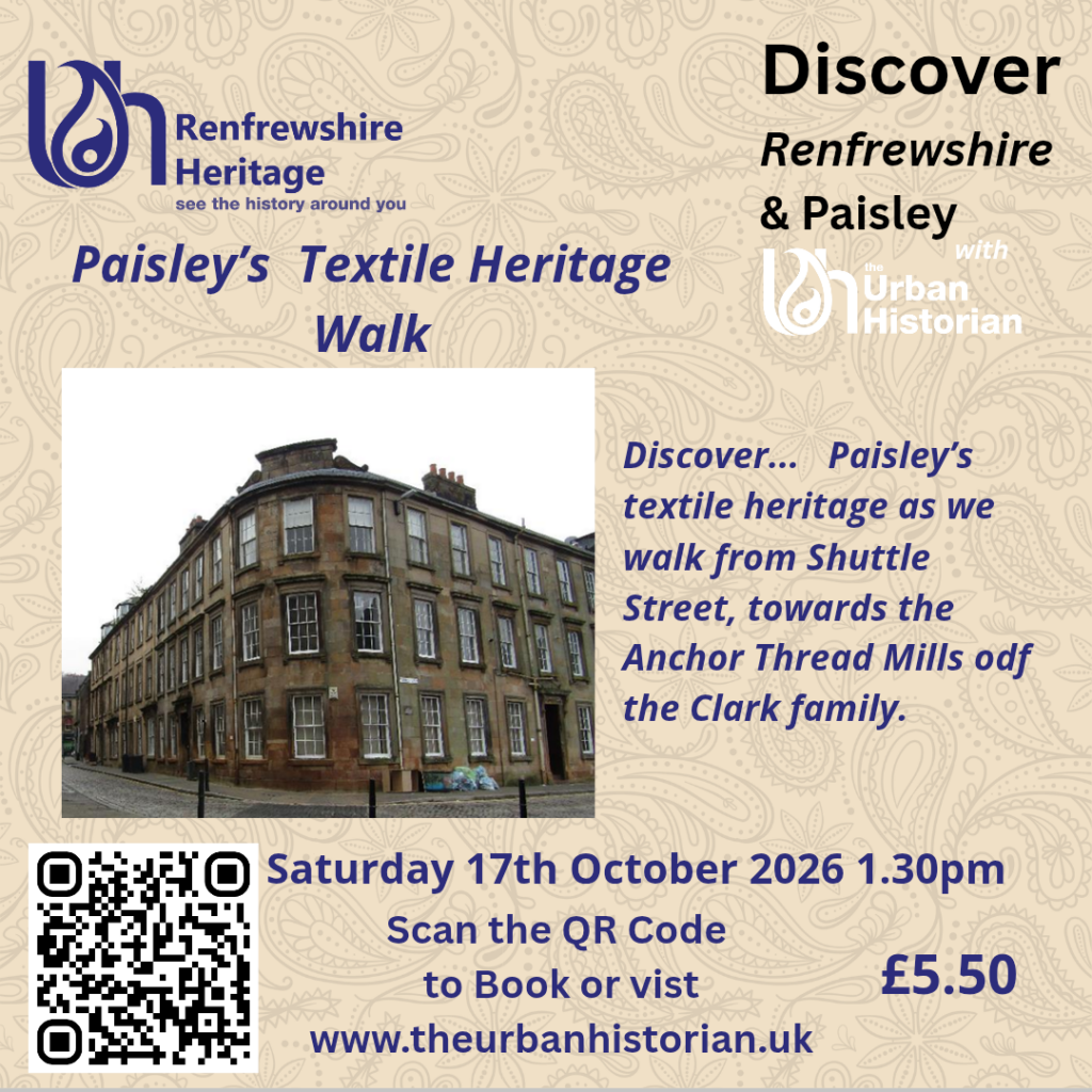 Paisley's Textile Heritage Walk - Sat 17th October 2026